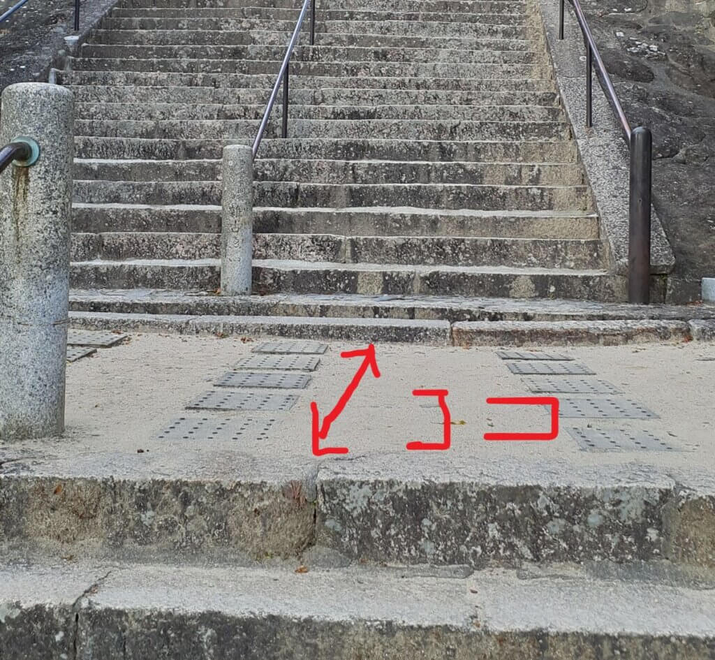 神呪寺の階段